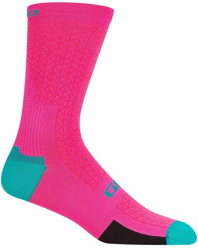 Giro Hrc Team Sock Neon/Screaming - Pink