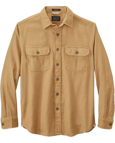 Pendleton Burnside Flannel Shirt - Brown