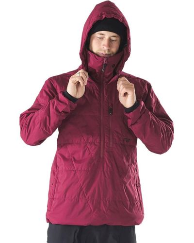 FW Apparel Manifest Quilted Anorak - Red