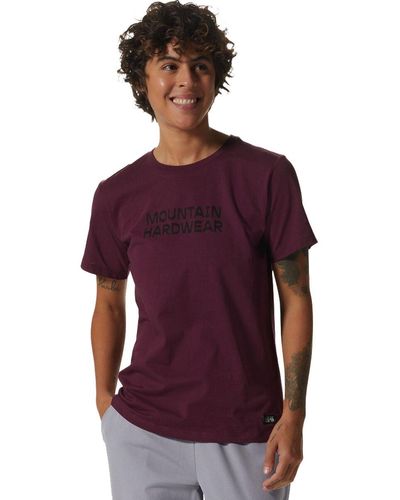 Mountain Hardwear Mhw Logo Graphic Short-Sleeve T-Shirt - Purple