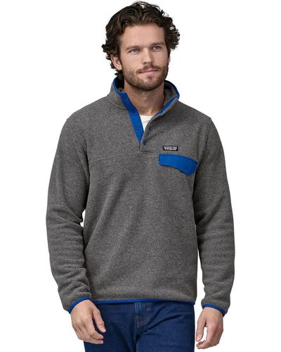 Patagonia Lightweight Synchilla Snap-T Fleece Pullover - Gray