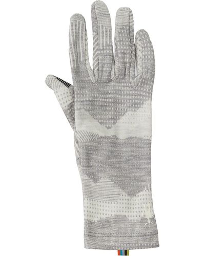 Smartwool Merino 250 Pattern Glove - Gray