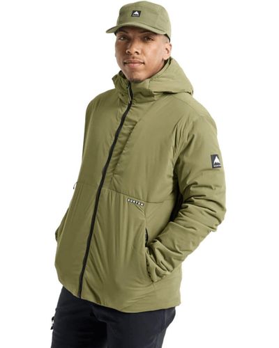 Burton Multipath Hooded Insulated Jacket - Green