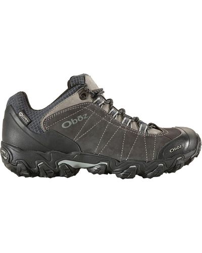 Obōz Bridger Low B-Dry Wide Hiking Shoe - Gray