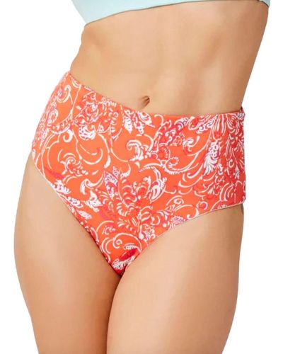 Carve Designs Erin Reversible Bikini Bottom - Orange