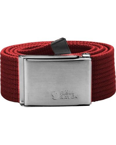 Fjallraven Canvas Belt - Red