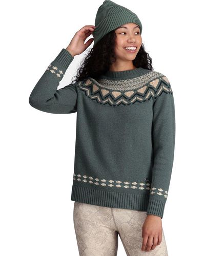 Kari Traa Sundve Long-Sleeve Sweater - Green