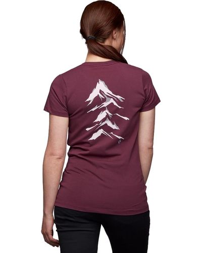 Black Diamond Diamond Peaks Short-Sleeve T-Shirt - Purple