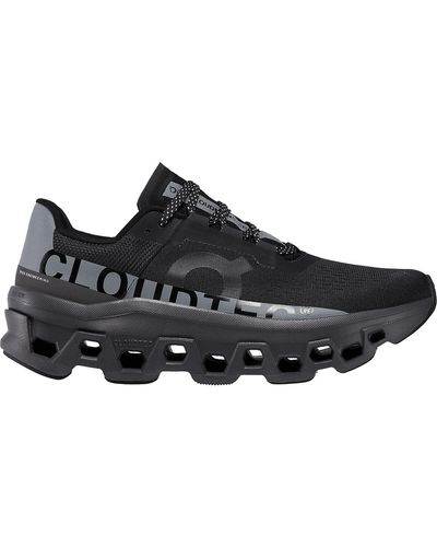 On Shoes Cloudmonster Lumos Running Shoe - Black