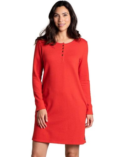 Toad&Co Ponderosa Long-Sleeve Dress - Red