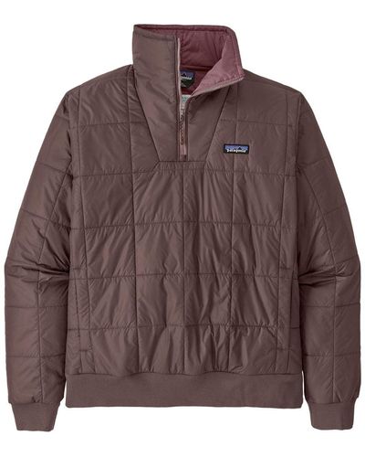 Patagonia Box Quilted Pullover Jacket - Brown