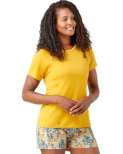 Smartwool Merino Sport Ultralite Short-Sleeve Shirt - Yellow