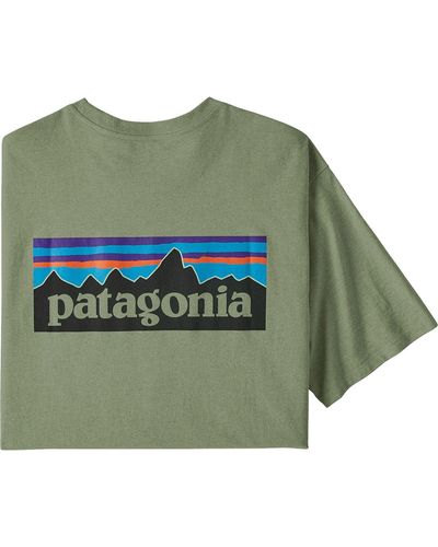 Patagonia P-6 Logo Short-Sleeve Responsibili-T-Shirt - Green