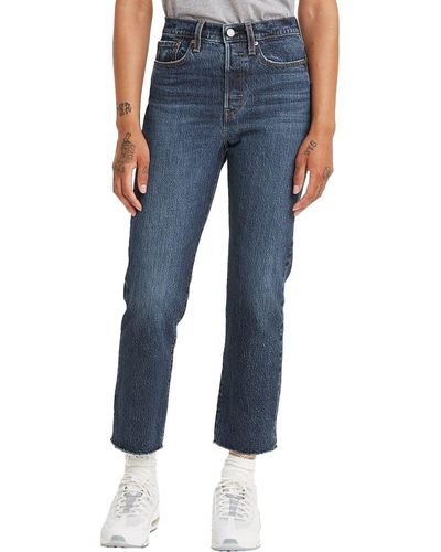 Levi's Wedgie Straight Pant - Blue