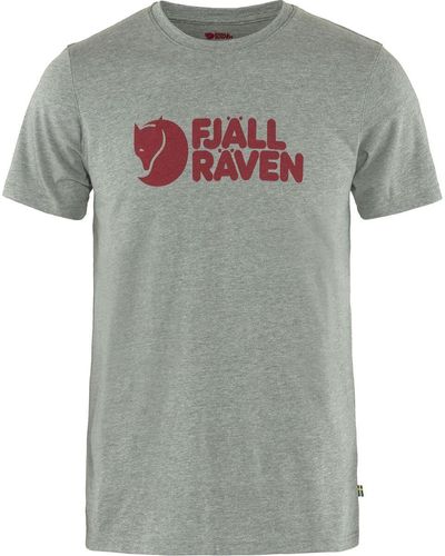 Fjallraven Logo T-Shirt - Gray