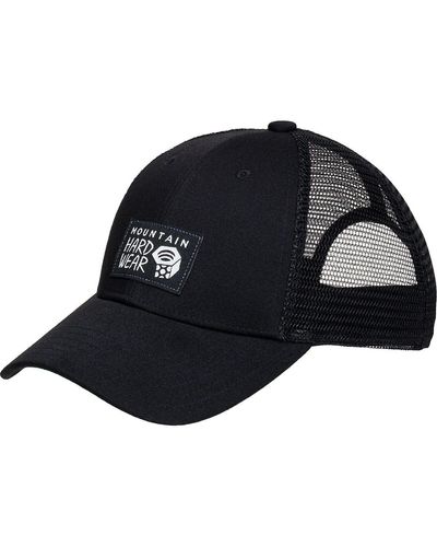 Mountain Hardwear Mhw Logo Trucker Hat - Black