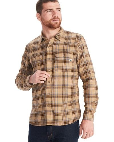 Marmot Bayview Midweight Long-Sleeve Flannel - Brown