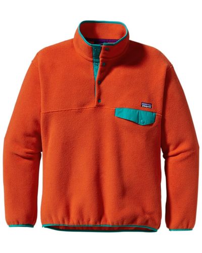 Patagonia Synchilla Snap-T Fleece Pullover - Orange