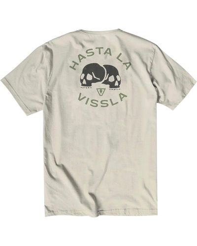 Vissla Hasta La Organic Pocket T-Shirt - Gray