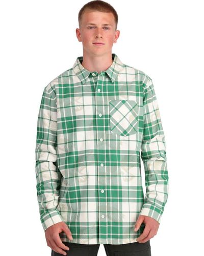 Spyder Creston Flannel Shirt - Green