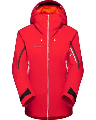 Mammut Nordwand Hs Thermo Hooded Insulated Jacket - Red