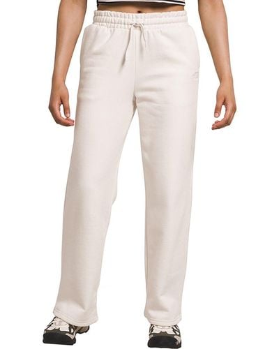 The North Face Felted Fleece Wide Leg Pant - Natural