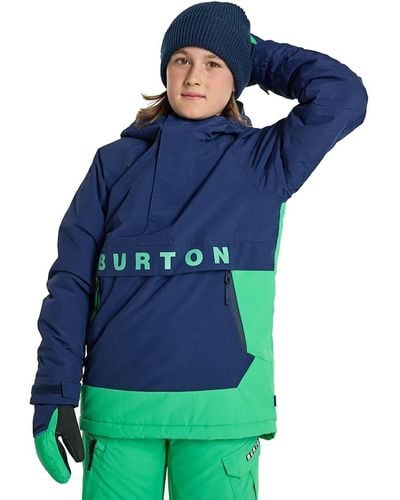 Burton Frostner Insulated Anorak Jacket - Blue