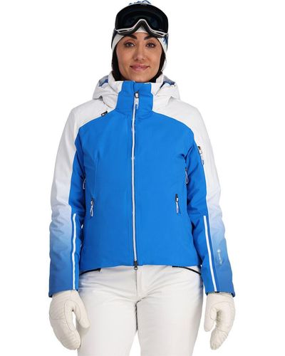 Spyder Womens Speed Fleece Jacket (23/24) Electric Blue-Ebl