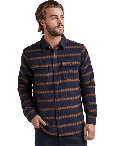 Roark Nordsman Long-sleeve Flannel Shirt - Black