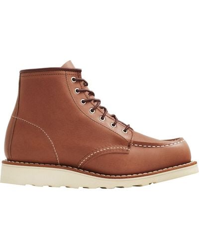 Red Wing Wing Heritage Classic Moc 6In Boot - Brown