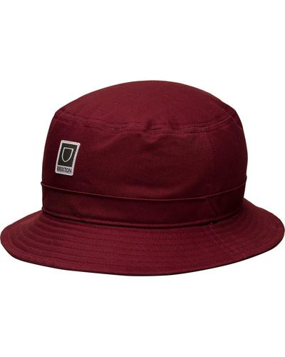 Brixton Beta Packable Bucket Hat - Red