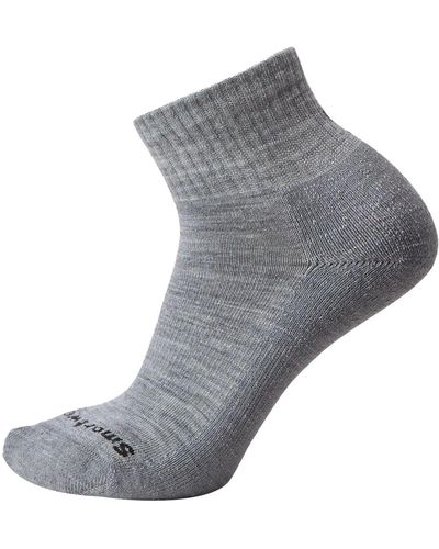 Smartwool Everyday Solid Rib Ankle Socks Light - Gray