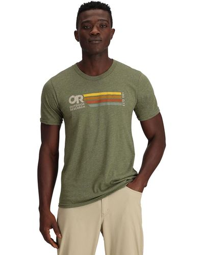 Outdoor Research Quadrise Senior Logo T-Shirt - Green
