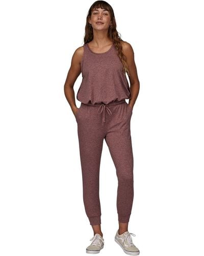 Patagonia Seabrook Jumpsuit- Women's - Red