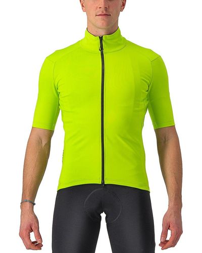 Castelli Perfetto Ros 2 Wind Short-Sleeve Jersey - Green