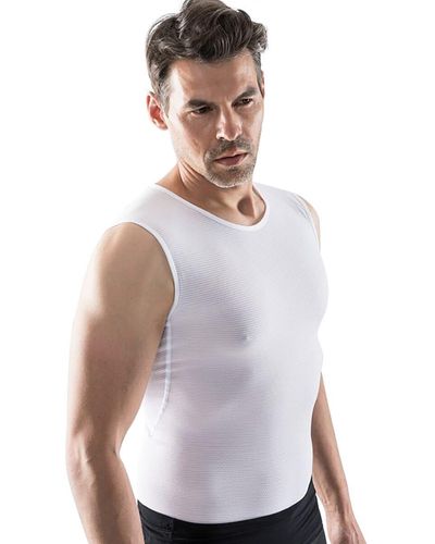 Gore Wear Base Layer Sleeveless Shirt - White