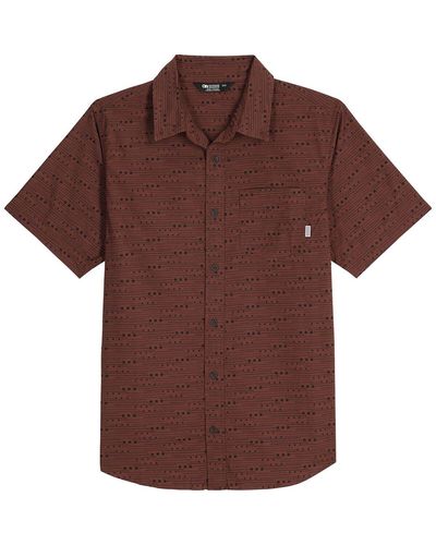 Outdoor Research Rooftop Short-Sleeve Shirt - Brown