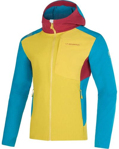 La Sportiva Descender Storm Hooded Fleece Jacket - Blue