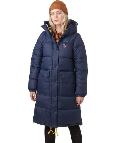 Fjallraven Expedition Long Down Parka in Green | Lyst