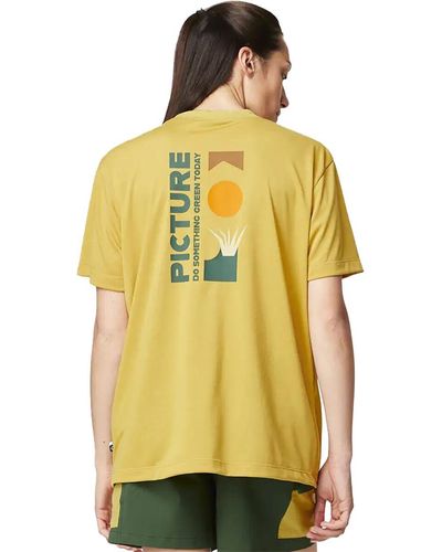 Picture Elhm Tech T-Shirt - Yellow