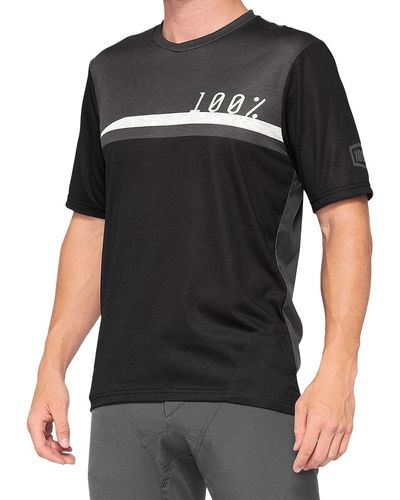 100% Airmatic Short-Sleeve Jersey - Black