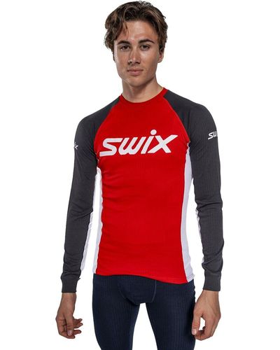 Swix Racex Classic Long-Sleeve Top - Red