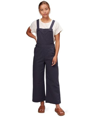 Patagonia Stand Up Cropped Overalls - Blue