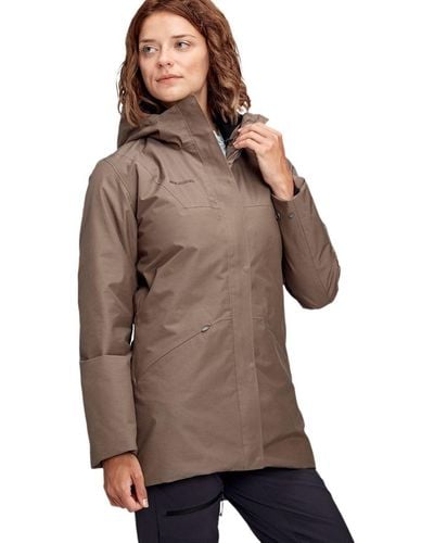 Mammut Chamuera Hs Hooded Thermo Parka - Brown