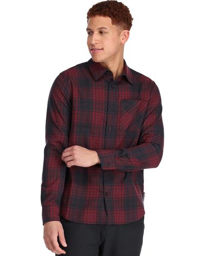 Outdoor Research Kulshan Flannel Shirt - Red