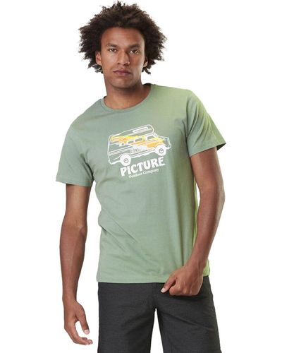 Picture Custom Van T-Shirt - Green