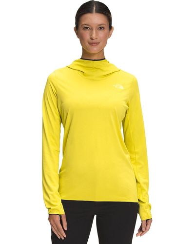 The North Face Belay Sun Hooded Shirt - Yellow