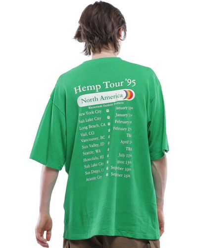 Manastash Hemp Tour Short-Sleeve T-Shirt - Green