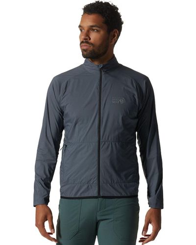 Mountain Hardwear Kor Airshell Full-Zip Jacket - Blue