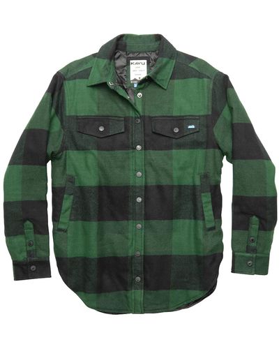 Kavu Camp Lite Shirt Jacket - Green